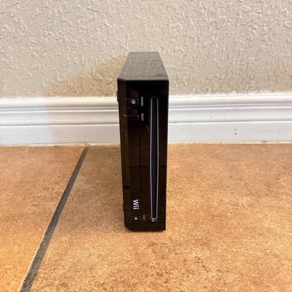 Nintendo Wii RVL-101 Console Black Wii Family Edition System Only